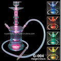 Novo estilo Clear All Mazaya cachimbo de vidro com LED